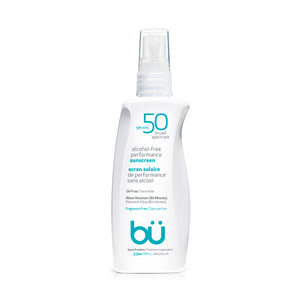 Bu SPF 50 Sunscreen Alcohol-Free/Fragrance-Free Spray