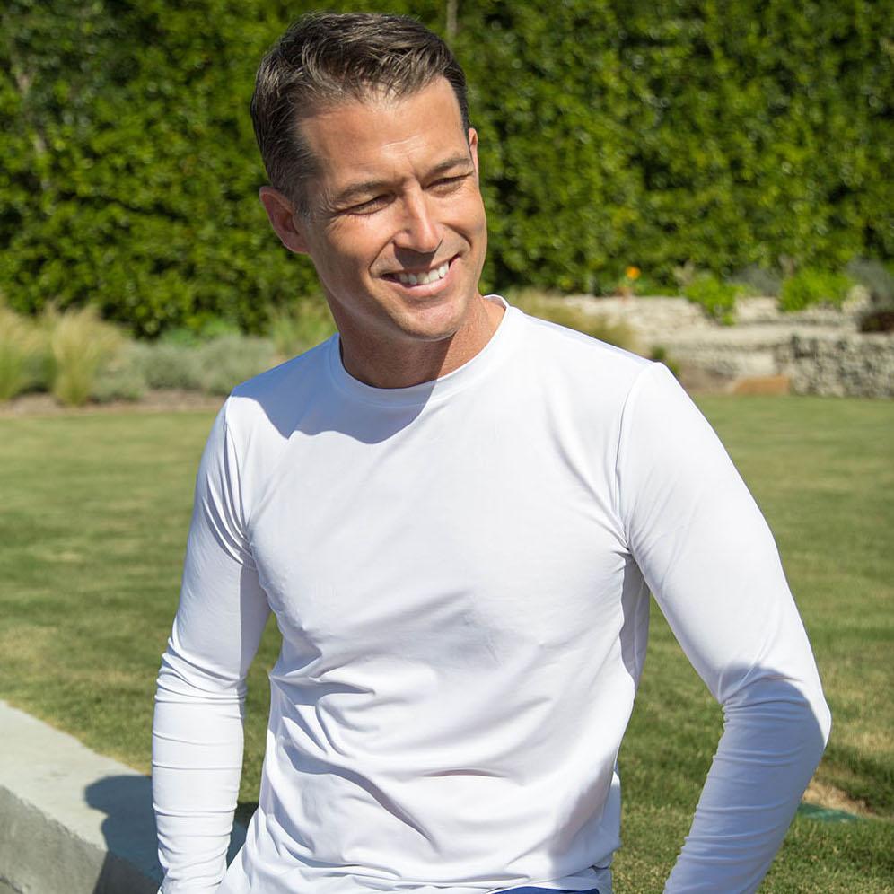 Bu Men’s Long Sleeve Crew Neck UPF 50+