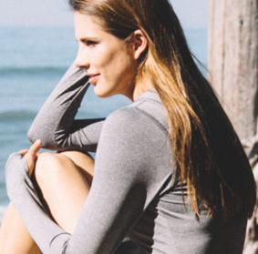 Women's Hoodie Dress - Sun Protective - Heather Grey